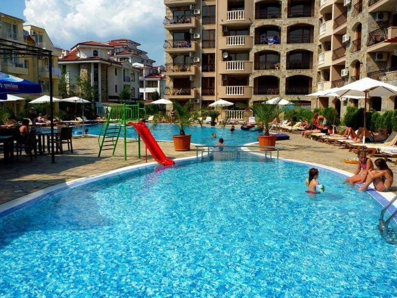 Kalia, Zweizimmer, Zweibalkon, Top-Apartment Sunny Beach Buitenkant foto